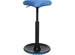 Stehhilfe Topstar Sitness H1, höhenverstellbar, um 360 ° drehbar, dynamisches Sitzen & Stehen, blau/blau