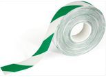 Bodenmarkierungsband Durable, zweifarbig, selbstklebend, 30 m Länge, grün/weiß