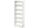 Schäfer Shop Genius Regal TETRIS WOOD, 6 OH, Höhe inkl. Gleiter, B 800 mm, weiß