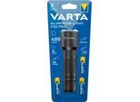 LED-Taschenlampe Varta Aluminium Light F30 Pro, 400 lm, 150 m Reichweite, bis 50 h, inkl. 3 AAA Batterien, ⌀ 36 x H 129 mm, Aluminium, schwarz