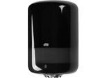 Tork® Toilettenpapierspender 559008, Innenabrollung, hohes Fassugsvermögen, Verriegelungsmechanismus, Kunststoff, schwarz