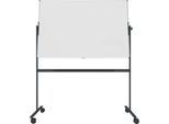 Stativ-Drehtafel Legamaster UNITE, magnetisch, drehbar um 360°, B 1500 x T 12,6 x H 1000 mm, lackierter Stahl, weiß