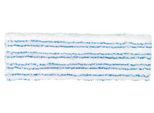 Wischmopp Bezug Sprintus Premium, Mikrofaser/Borste, mit Laschen, B 400 mm, 5 Stück, weiß/blau
