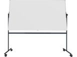 Stativ-Drehtafel Legamaster UNITE, magnetisch, drehbar um 360°, B 2200 x T 12,6 x H 1200 mm, lackierter Stahl, weiß
