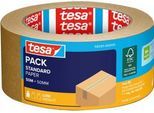 tesa® Packband Paper Standard ecoLogo, robust, 1 Rolle mit L 50 m x B 50 mm, FSC®-Papier & Naturkautschuk, braun