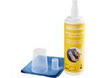Monitor Reinigungsspray Schäfer Shop Select, für Displays & Computerzubehör, antistatisch, streifen- & alkoholfrei, mit Microfasertuch, 250 ml