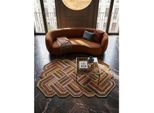 Wollteppich geometrisch Flieder 140 x 200 cm - SOAR Kadima Design