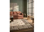 Wollteppich geometrisch Beige 160 x 230 cm - COPSE Kadima Design