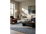 Wollteppich uni Blau 200 x 290 cm - OTLEY Kadima Design