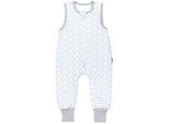 Babyschlafsack TUPTAM "Schlafsack mit Füßen Baby Ganzjahresschlafsack mit Beinen 2,5 Tog" Gr. 80, raute grau weiß, Schlafsäcke, Baby, L: 86cm, Obermaterial: 100% Baumwolle CO., L:86cm