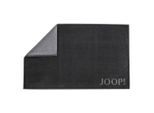 Joop! Badematte Classic Doubleface, Schwarz, Hellgrau, Textil, Uni, rechteckig, 50x80 cm, Textiles Vertrauen - Oeko-Tex®, Made in Germany, Oeko-Tex® Standard 100, für Fußbodenheizung geeignet, beidseitig verwendbar, schadstoffgeprüft, Badtextilien, Badematten