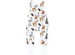 Babyschlafsack TUPTAM "Schlafsack mit Füßen Baby Ganzjahresschlafsack mit Beinen 2,5 Tog" Gr. 104, tiere norwegen umstülpbarer fuß, Schlafsäcke, Baby, L: 110cm, Obermaterial: 100% Baumwolle CO., L:110cm