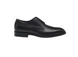 Boss Herenformele schoenen van leer met lage blokhak (Donkerbruin)