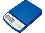 Kompaktwaage Adam DCT 201, Präzisionswaage mit Wägebereich 0,1 g-0,2 kg, LC-Display, Netzanschluss/Batterie, B 147 x T 208 x H 150 mm, Kunststoff, weiß-blau