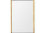 moedel Wandschild LMH DIN A4, Hochformat, individuell beschriftbar, Klebe- oder Schraubmontage, B 221,5 x H 299,5 mm, silber/Ahorn