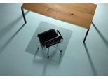 Bodenschutzmatte ECOGRIP HEAVY, für Teppichböden, Ankernoppen, temperaturbeständig, transparent, L 1200 x B 1100 mm