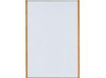 moedel Wandschild LMH, DIN A3, Hochformat, Holz- und Aluminiumrahmen, Klebe- oder Schraubmontage, B 308,5 x H 422,5 mm, silber/Eiche