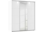 Kleiderschrank OTTO HOME "Mehrzweckschrank Aktenschrank Möbel Mietswohnung Schlafzimmer CORTONA", weiß (alpinweiß), B:211cm H:233cm T:64cm, Holzwerkstoff, Schränke, Kleiderschrank, inkl. Passepartout und Zubehör, optionale Beleuchtung MADE IN GERMANY