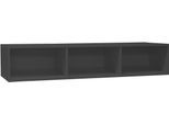 Hängeregal MÄUSBACHER "Imola", grau (anthrazit matt lack), B:118cm H:22cm T:32cm, Regale, Hängeregal, Mäusbacher Hängeregal Imola, Breite 118cm, variabel montierbar
