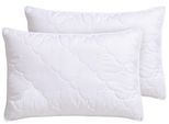 Microfaserkissen OTTO HOME "Mondschein, Kopfkissen 1-tlg. oder 2-tlg. 40x80 oder 80x80 cm", weiß, B:60cm L:40cm, Bezug: 100% Polyester. Füllung: 100% Polyester, Kopfkissen, Microfaserkissen, Kissen, allergiker geeignet (für Hausstauballergiker)