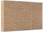 Schwebetürenschrank OTTO HOME "Kleiderschrank Schrank Garderobe AGORDO mit Dekor- oder Hochglanzfront", braun (eiche artisan, griffleisten alufarbig), B:360cm H:229cm T:62cm, Holzwerkstoff, Schränke, Schwebetürenschrank, in 4 Breiten und 2 Höhen MADE IN GERMANY