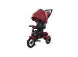 Lorelli Tricycle Neo 4 in 1 Luftreifen, Schiebestange, Sitz drehbar, verstellbar dunkelrot