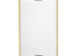 moedel Wandschild LMH, DIN A3, Hochformat, Holzrahmen mit Kappen, Klebe- oder Schraubmontage, B 309 x H 420 mm, silber/Ahorn