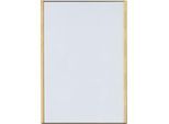 moedel Wandschild LMH, DIN A3, Hochformat, Holz- und Aluminiumrahmen, Klebe- oder Schraubmontage, B 308,5 x H 422,5 mm, bronze/Ahorn