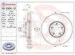 BREMBO Bremsscheibe 09e83410 308mm 33mm für Ford
