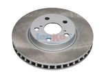 JAPKO Bremsscheibe 60281c Vorderachse belüftet 255mm 28mm für TOYOTA