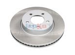 JAPKO Bremsscheibe 60l04c Vorderachse belüftet 317mm 30mm für LAND ROVER