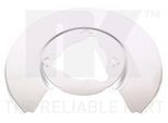 NK Spritzblech, Bremsscheibe 2366005 Hinterachse links für Tesla