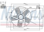 NISSENS Lüfter, Motorkühlung 85193 für Vaughall
