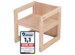 Babybay Kinderstuhl, Natur, Holz, Buche, 32x32x32 cm, Kinder- & Jugendzimmer, Kindermöbel, Kindersitzmöbel & -tische, Kinderstühle