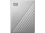 WD externe HDD-Festplatte "My Passport Ultra", silber (silberfarben), 4 TB, Festplatten