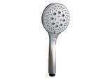 Herzbach Living Spa iX Handbrause 17.675400.1.09 mit Clean-Effekt, Brausekopf 100mm, Edelstahl gebürstet