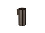 Herzbach Design iX PVD Zahnputzbecher 21.812000.1.40 Black Steel, Wandmontage