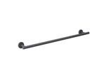 Herzbach Deep Grey Badetuchhalter 23.816000.1.06 Länge 600 mm, Wandmontage, Befestigung verdeckt, grau matt