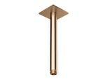 Herzbach Design iX PVD Deckenarm 21.964820.2.39 Copper Steel, für Regenbrause, 200mm, mit Rosette 70x70mm