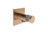Herzbach Design iX PVD Brauseanschlussbogen 21.995200.2.39 Copper Steel, Rosette 70x70mm, mit Konushalter