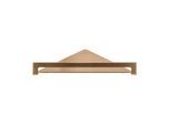 Herzbach Living Eckablage 21.821000.1.39 für Duschutensilien, Wandmontage, 216mm, copper steel