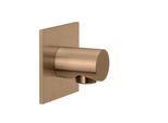 Herzbach Design iX PVD Brauseanschlussbogen 21.995100.2.39 Copper Steel, Rosette 70x70mm