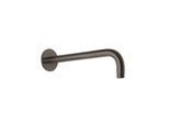 Herzbach Design iX PVD Wandarm 21.960350.1.40 Black Steel, für Regenbrause, 350mm, mit Rosette d= 70mm