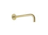 Herzbach Design iX PVD Wandarm 21.960350.1.41 Brass Steel, für Regenbrause, 350mm, mit Rosette d= 70mm