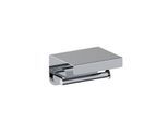 Herzbach Living Papierrollenhalter 30.815000.1.01 mit Deckel, Wandmontage, chrom