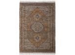 Flachgewebe-Teppich Kelim-Orient Natur 140 x 200 cm - BERMEO Kadima