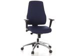 hjh OFFICE Profi Bürostuhl PRO-TEC 200 Stoff mit Armlehnen (höhenverstellbar)