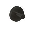 Herzbach Deep Black Handtuchhaken 23.819000.1.12 Ø 32 mm, Wandmontage, schwarz matt