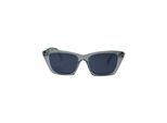 Acne Studios Ingridh Cat Eye Zonnebril in Lichtblauw Acetaat