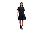 Ted Baker Gebreide ronde hals fladderjurk voor dames/dames (Marine)
